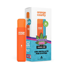 0RANGE COUNTY CBD 750MG POD SYSTEM WEDDING CAKE