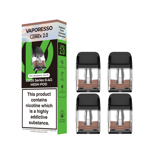 VAPORESSO XROS COREX 2.0 PODS 0.4 (4)