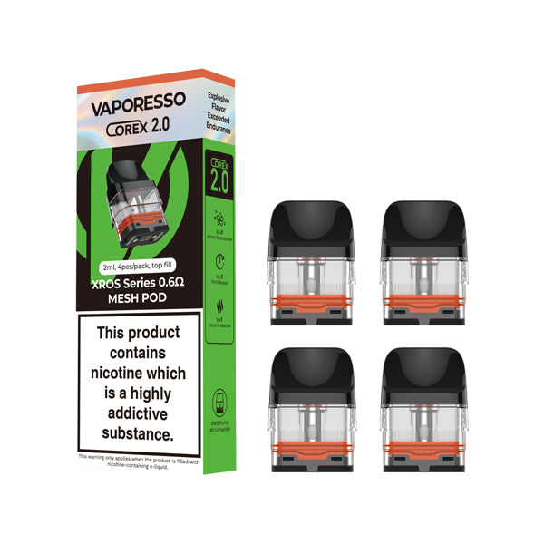 VAPORESSO XROS COREX 2.0 PODS 0.6 (4)