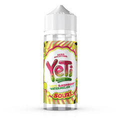 YETI SOURZ 100ML SHORTFILL SOUR RASPBERRY WATERMELON ICE