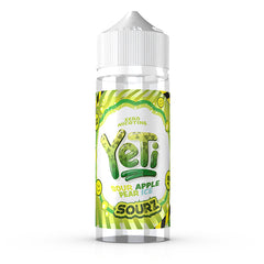 YETI SOURZ 100ML SHORTFILL SOUR APPLE PEAR ICE