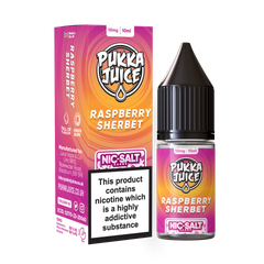 PUKKA JUICE 10ML NIC SALT RASPBERRY SHERBET (10)