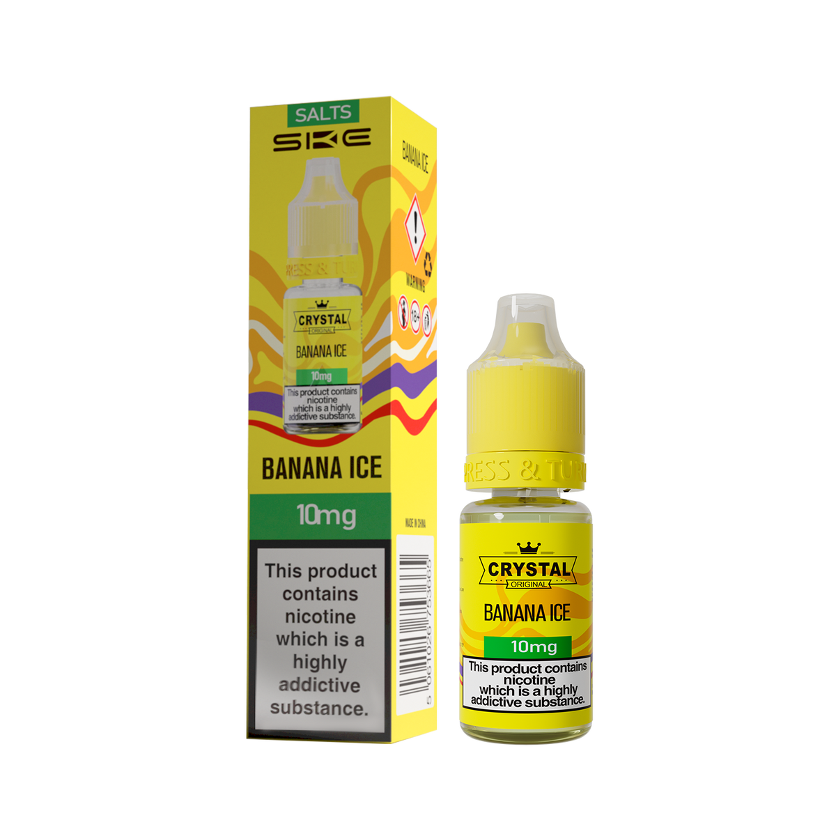 SKE CRYSTAL ORIGINAL SALTS 10ML BANANA ICE (10)