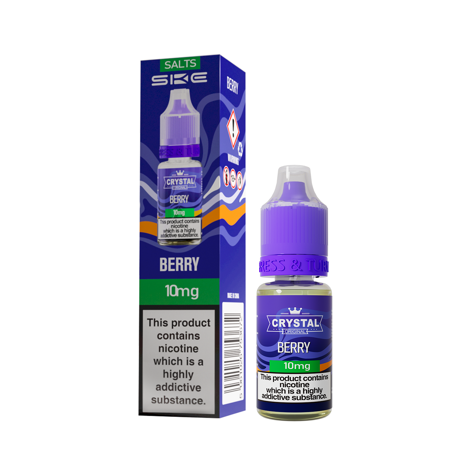 SKE CRYSTAL ORIGINAL SALTS 10ML BERRY (10)
