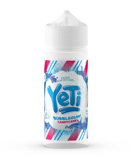 YETI CANDY CANE 100ML SHORTFILL BUBBLEGUM