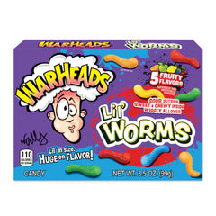 WARHEADS LIL' WORMS 3.5OZ (99g) BOX OF 12