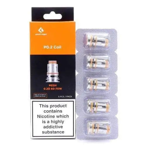 GEEK VAPE P 0.2 OHM COILS (5)