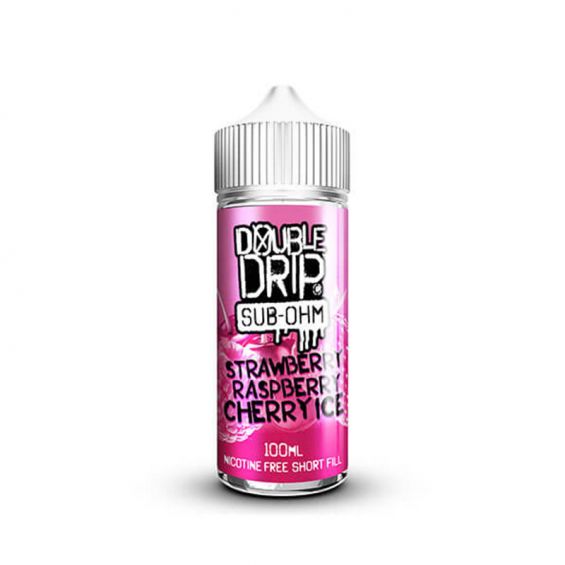 DOUBLE DRIP 100ML STRAWBERRY RASPBERRY CHERRY ICE