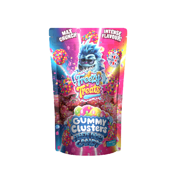 FREEZY TREATS FREEZE DRIED CANDY GUMMY CLUSTERS (12)