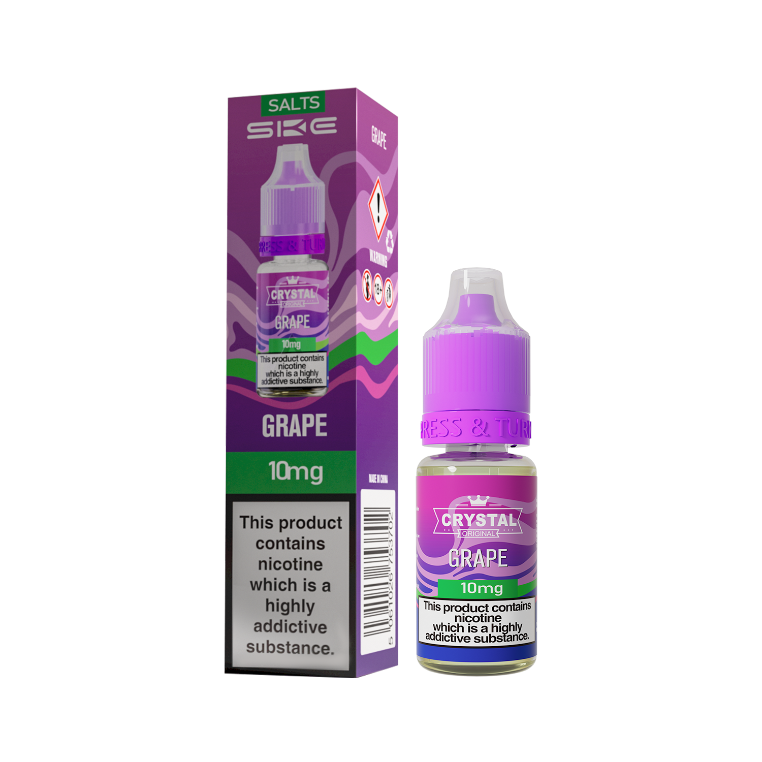 SKE CRYSTAL ORIGINAL SALTS 10ML GRAPE (10)