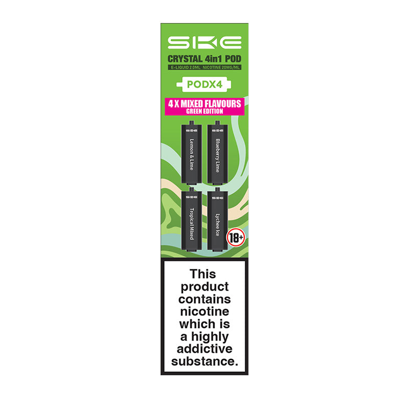 SKE CRYSTAL 4in1 PREFILLED PODS GREEN EDITION (10)