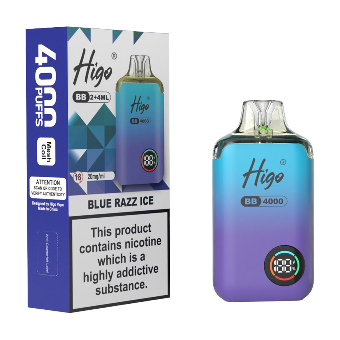 higo vape flavours HIGO BB4000 VAPE KIT – CLYDE IMPORTERS (SCOTLAND) LTD