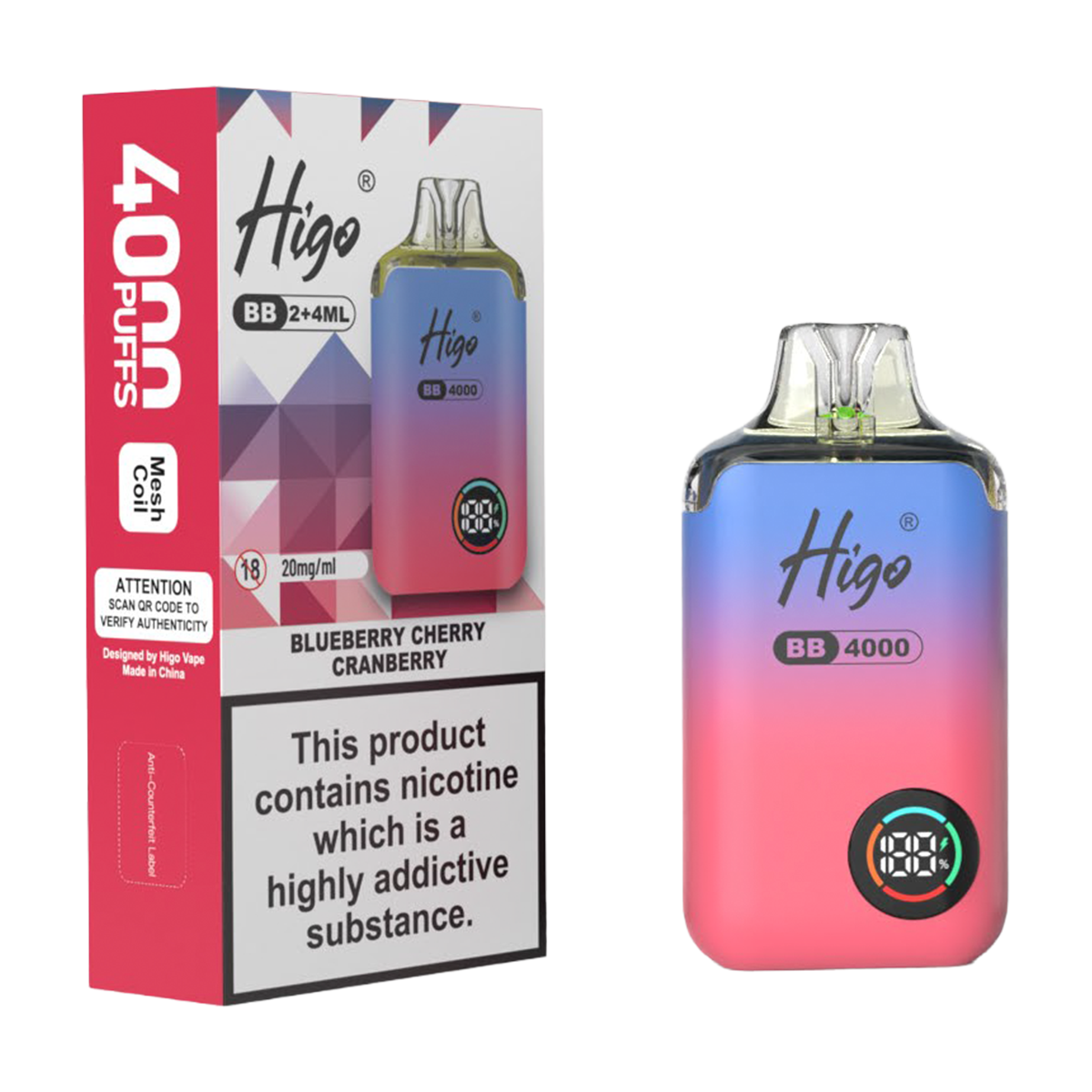 HIGO BB4000 KIT BLUEBERRY CHERRY CRANBERRY (10)
