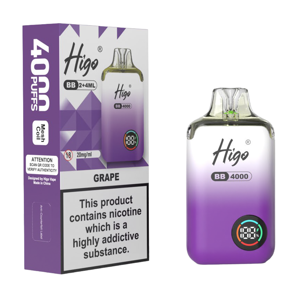 HIGO BB4000 KIT GRAPE (10)