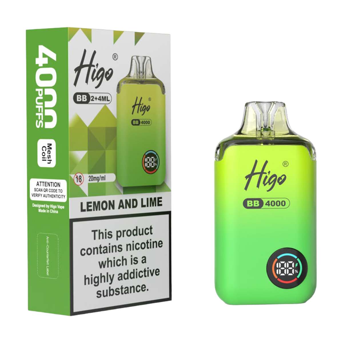 HIGO BB4000 KIT LEMON AND LIME (10)