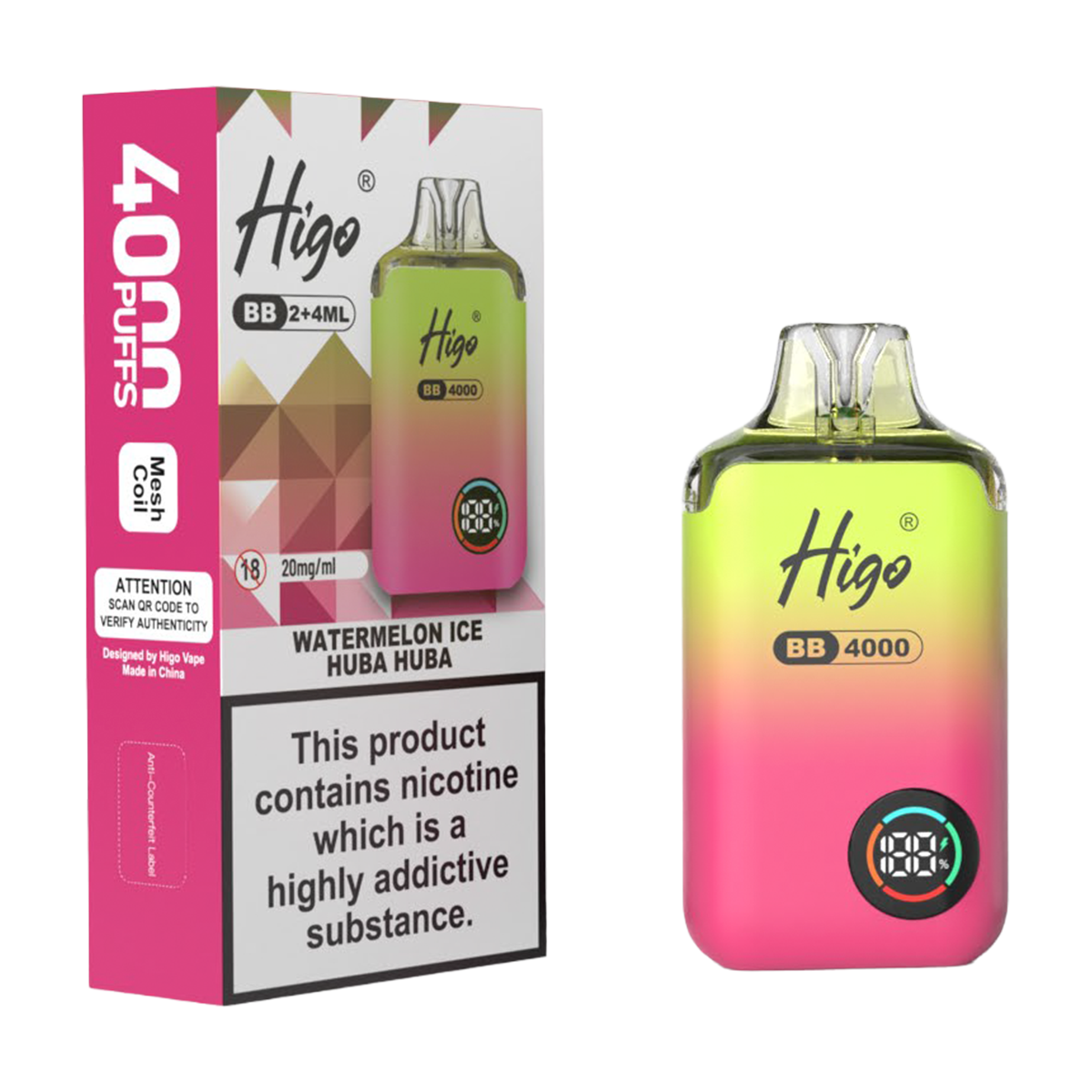 HIGO BB4000 KIT WATERMELON ICE HUBA HUBA (10)
