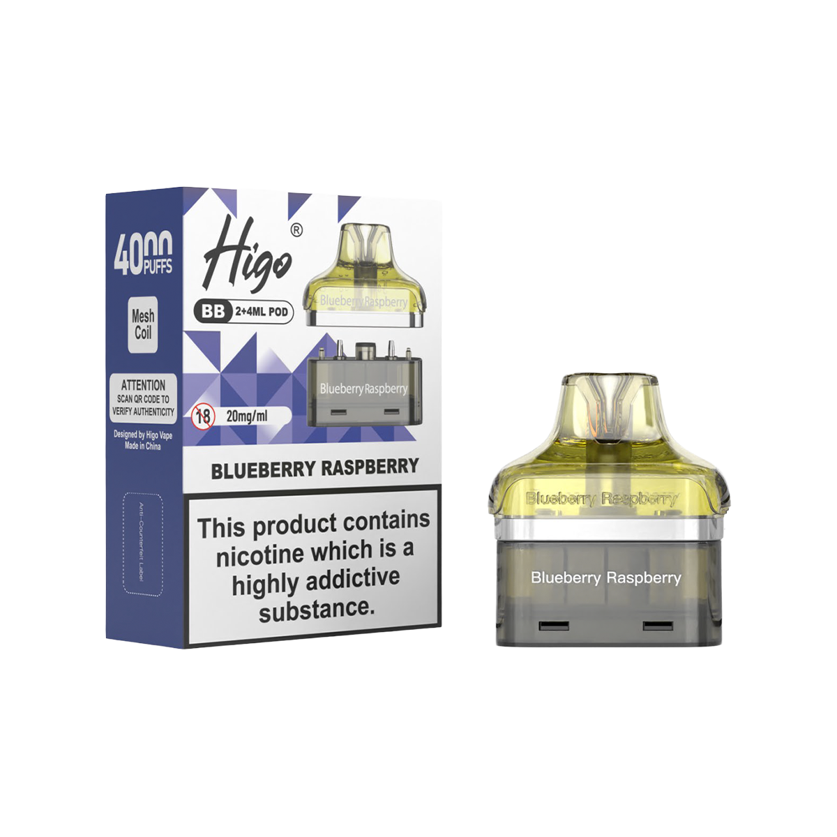 HIGO BB4000 REFILL BLUEBERRY RASPBERRY (5)