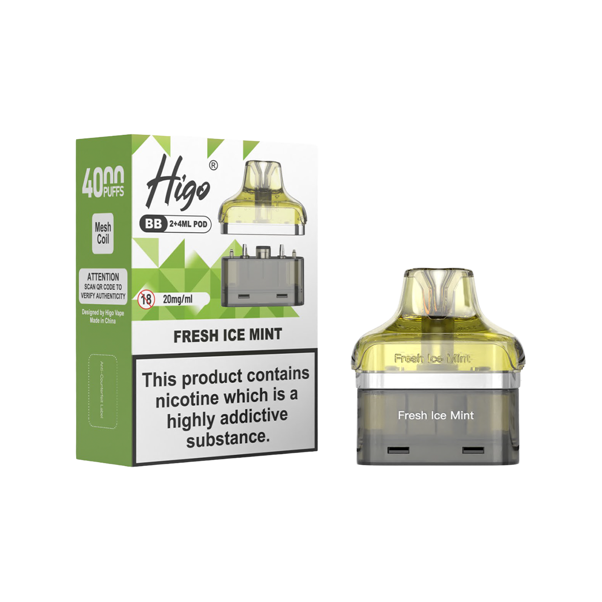 HIGO BB4000 REFILL FRESH ICE MINT (5)