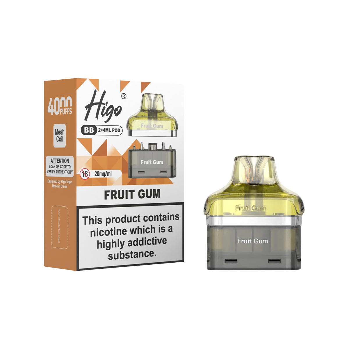 HIGO BB4000 REFILL FRUIT GUM (5)