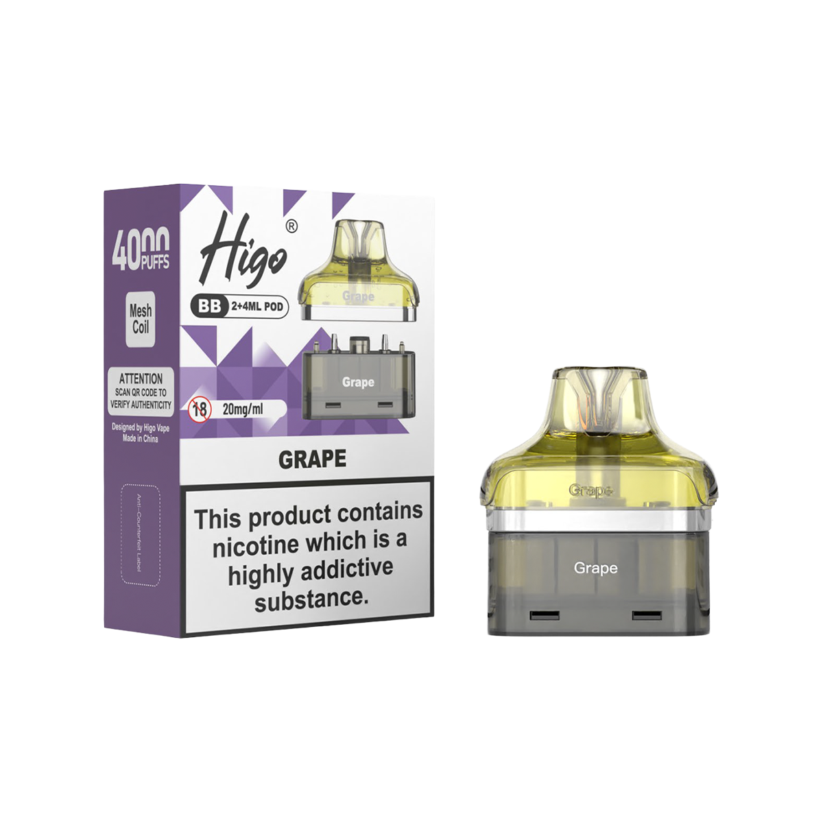 HIGO BB4000 REFILL GRAPE (5)