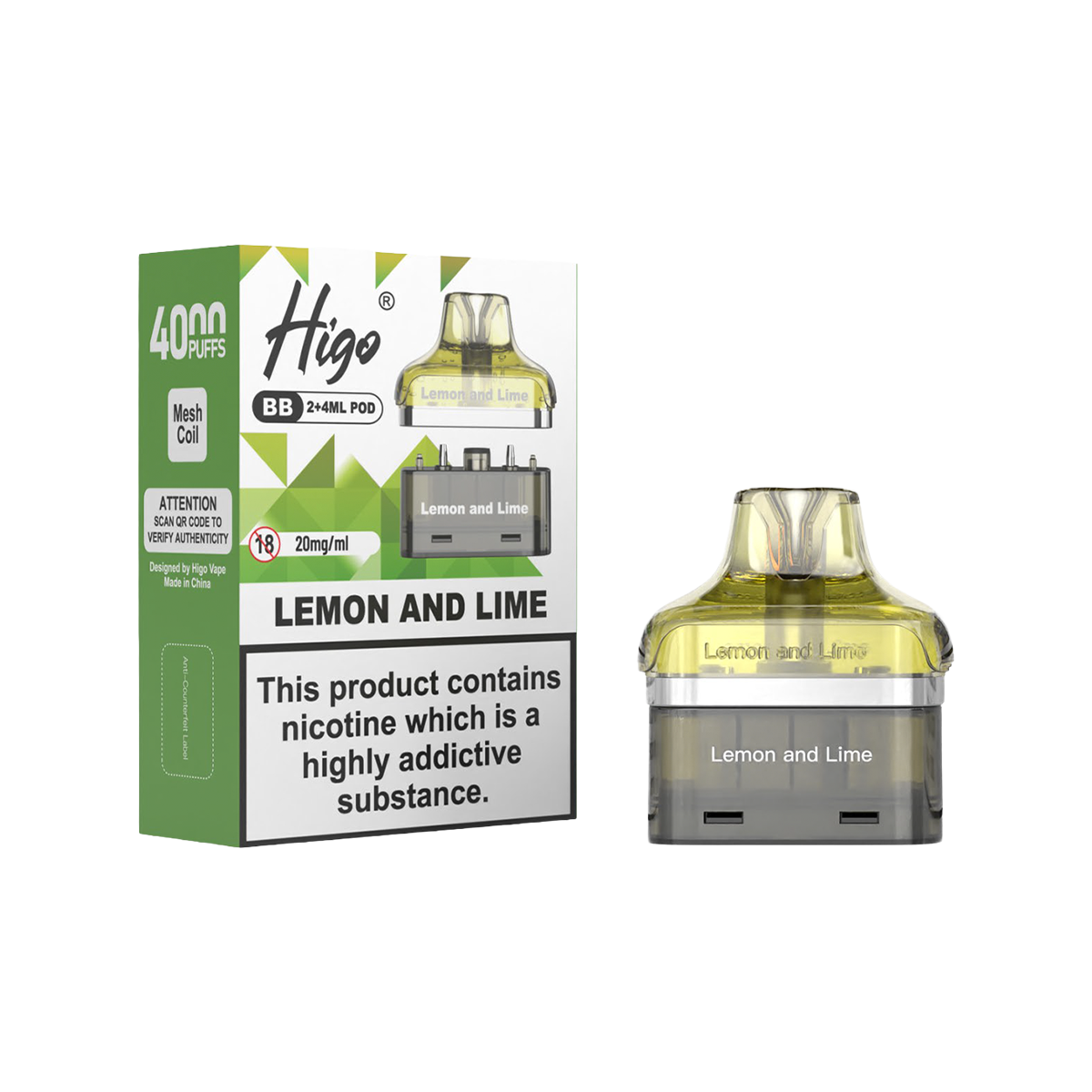 HIGO BB4000 REFILL LEMON AND LIME (5)