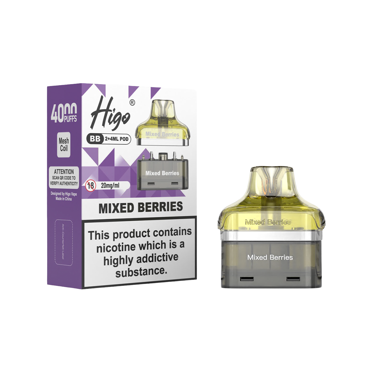 HIGO BB4000 REFILL MIXED BERRIES (5)