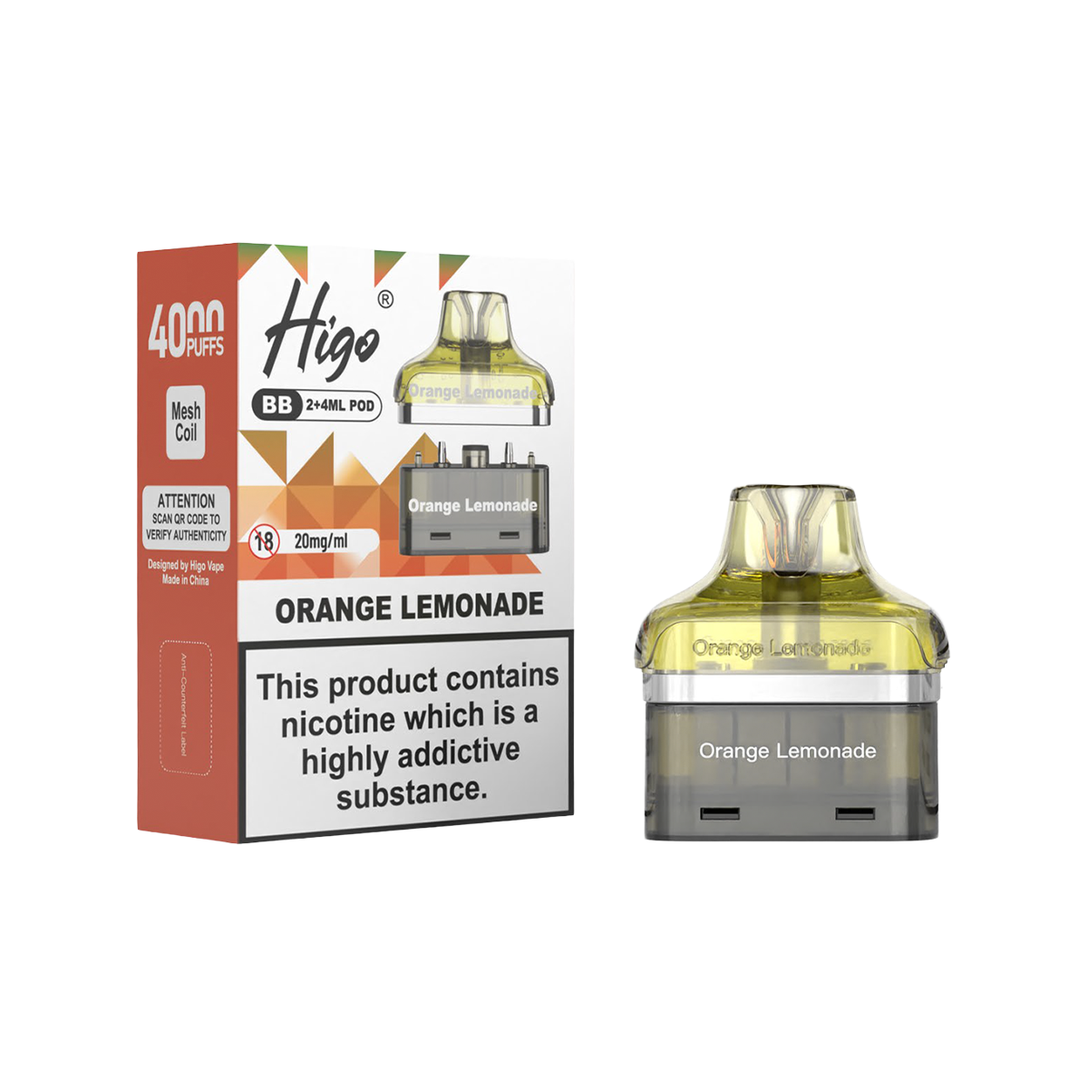 HIGO BB4000 REFILL ORANGE LEMONADE (5)