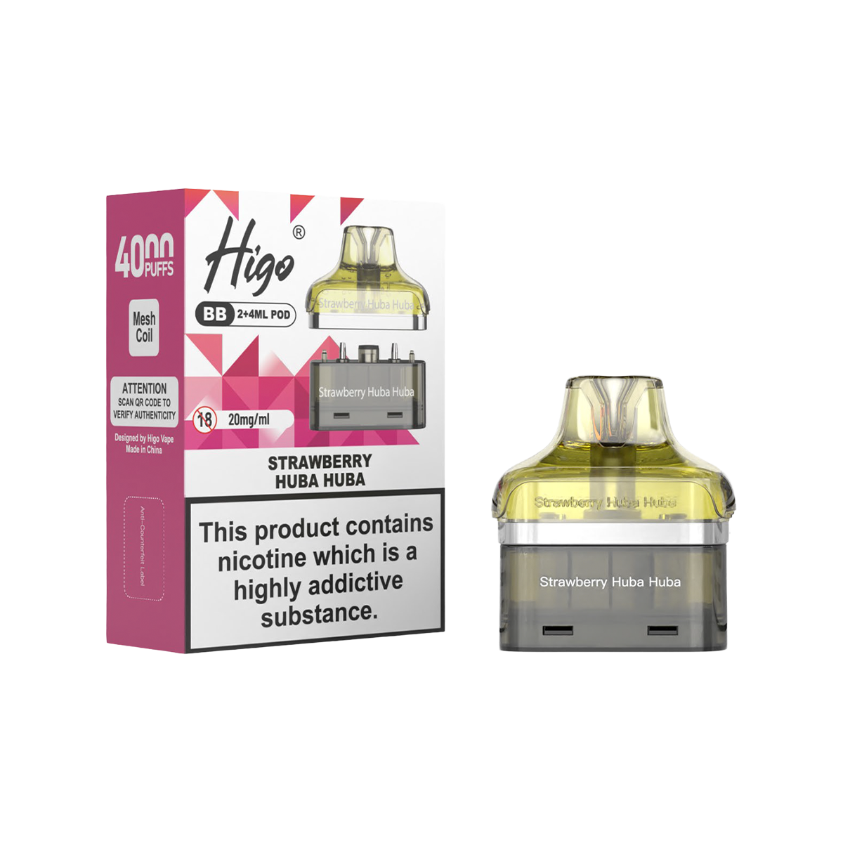 HIGO BB4000 REFILL STRAWBERRY HUBA HUBA (5)