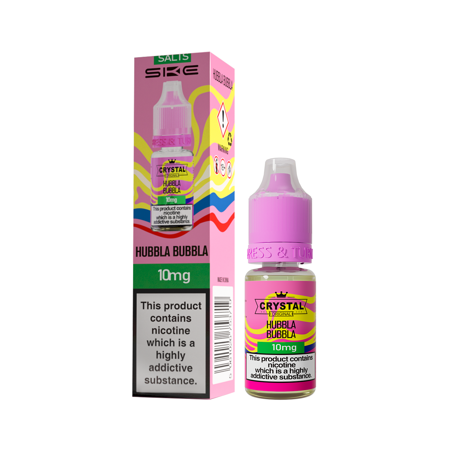 SKE CRYSTAL ORIGINAL SALTS 10ML HUBBLA BUBBLA (10)