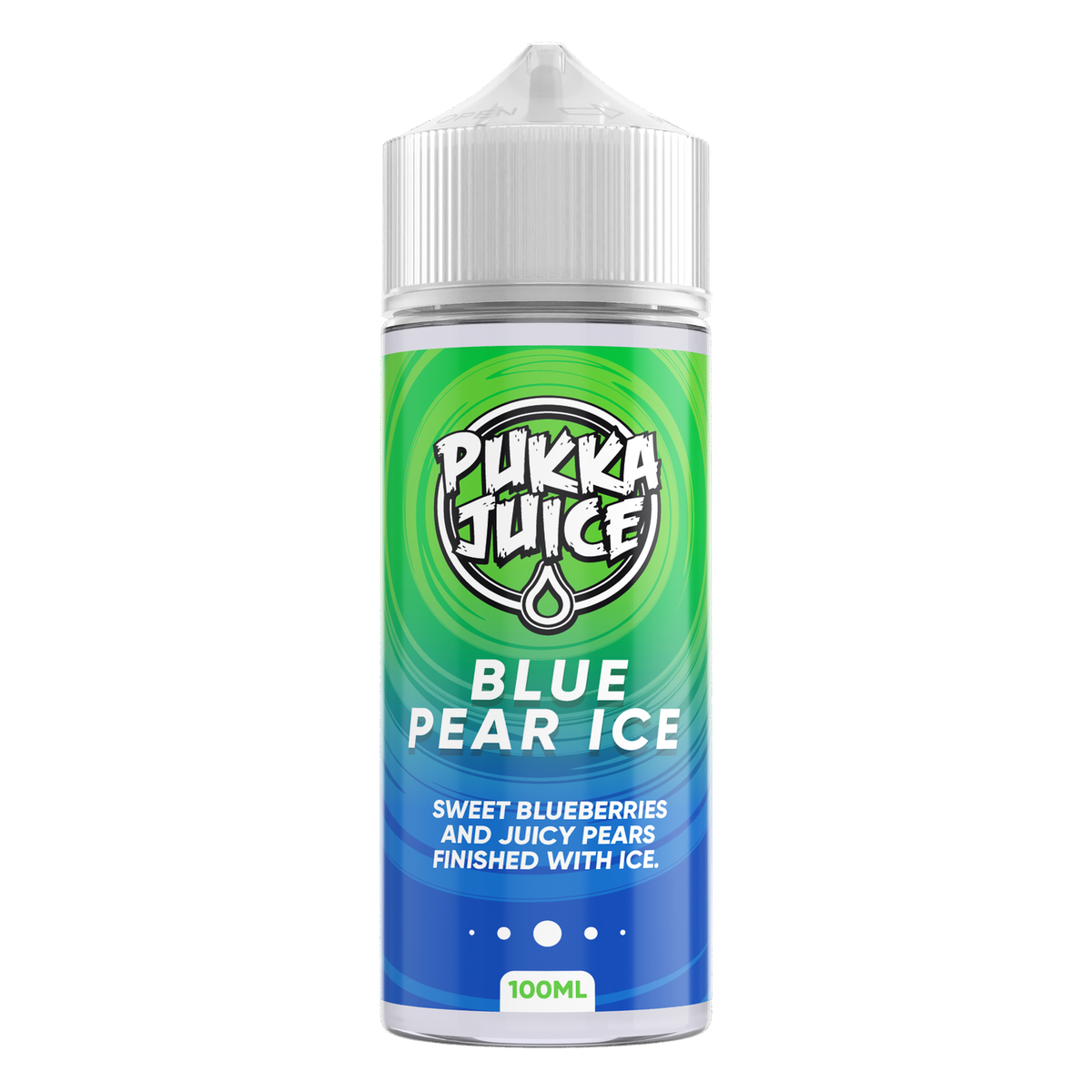 PUKKA JUICE 100ML SHORTFILL BLUE PEAR ICE