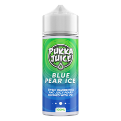 PUKKA JUICE 100ML SHORTFILL BLUE PEAR ICE