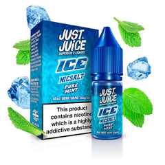 JUST JUICE ICE 10ML NIC SALT PURE MINT (5)