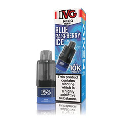 IVG NEXIO 10K REFILL POD BLUE RASPBERRY ICE (5)