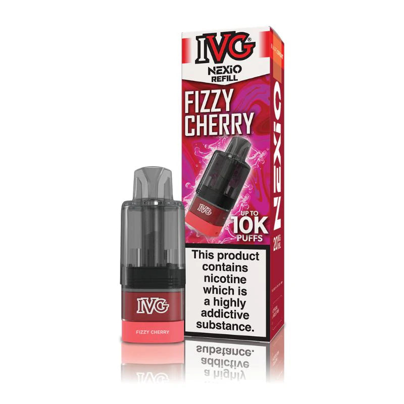 IVG NEXIO 10K REFILL POD FIZZY CHERRY (5)