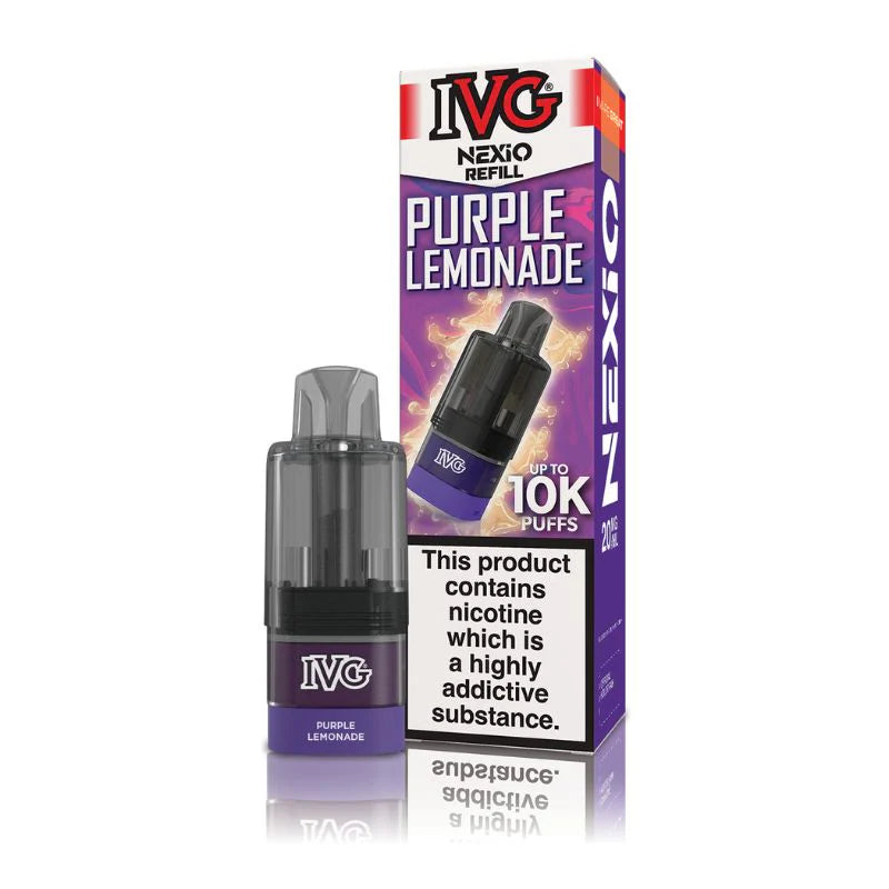 IVG NEXIO 10K REFILL POD PURPLE LEMONADE (5)