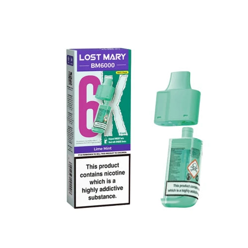 LOST MARY BM6000 POD LIME MINT (5)