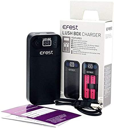 EFEST LUSH BOX CHARGER AND POWER BANK