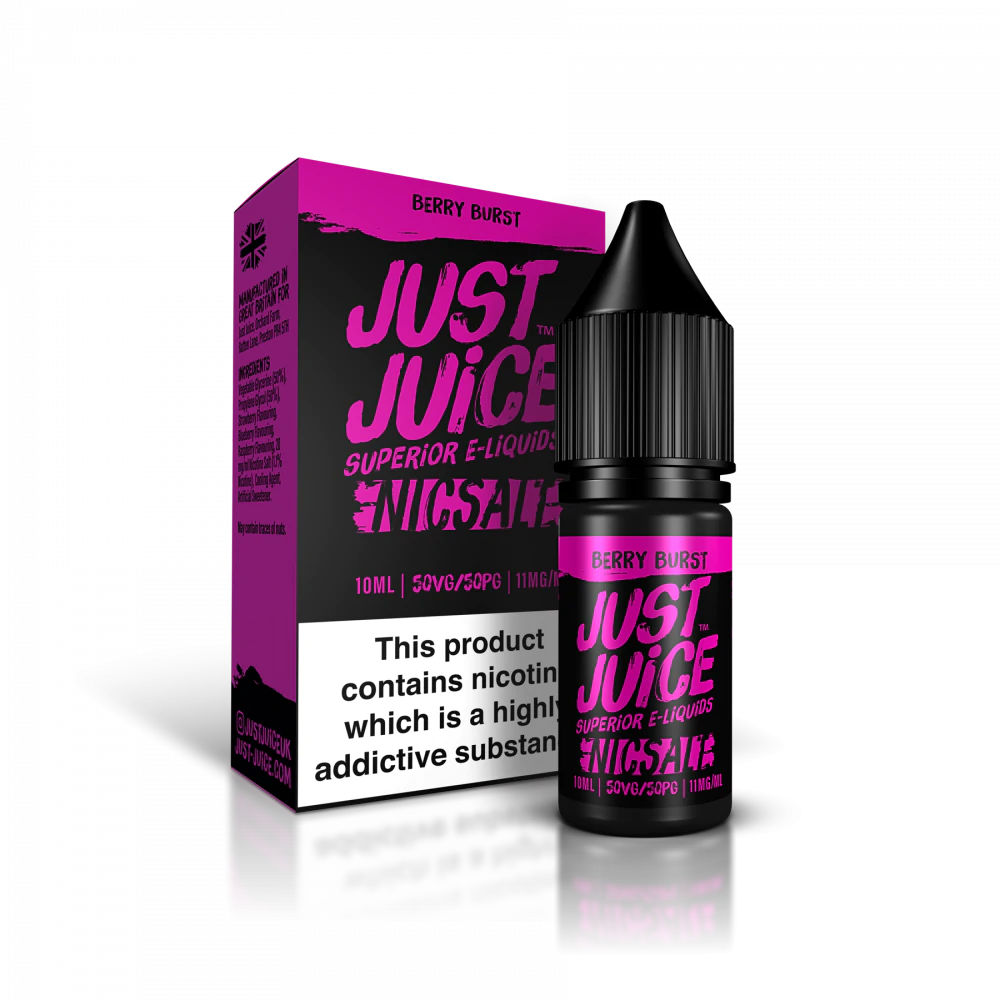 JUST JUICE 10ML NIC SALT BERRY BURST (5)