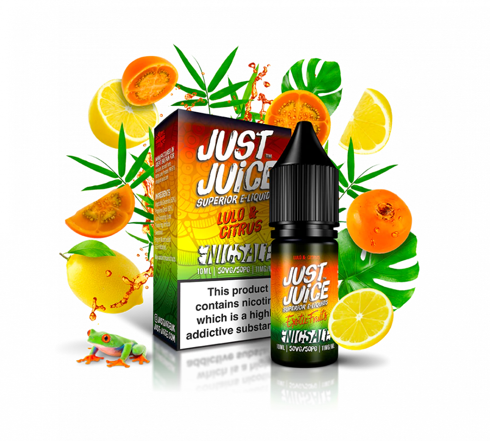 JUST JUICE EXOTIC FRUITS 10ML NIC SALT LULO & CITRUS (5)