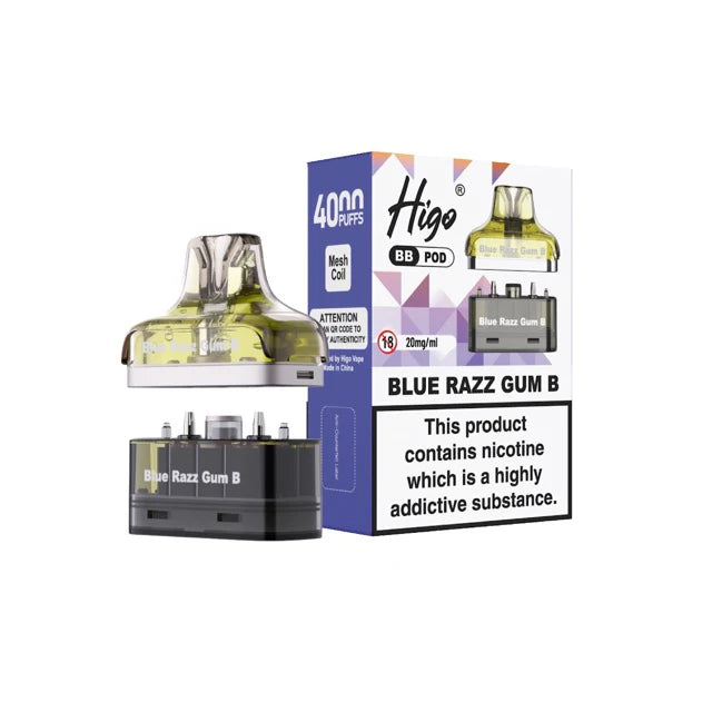 HIGO BB4000 REFILL BLUE RAZZ GUM B (5)