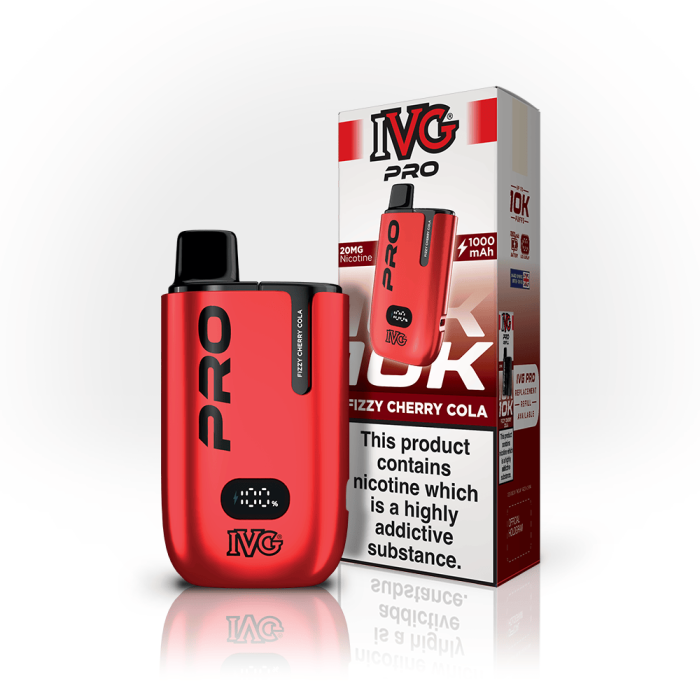 IVG PRO 12ml KIT FIZZY CHERRY COLA (5)