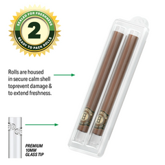 Pre-Rolled King Size Glass Tipped Hemp Rolls