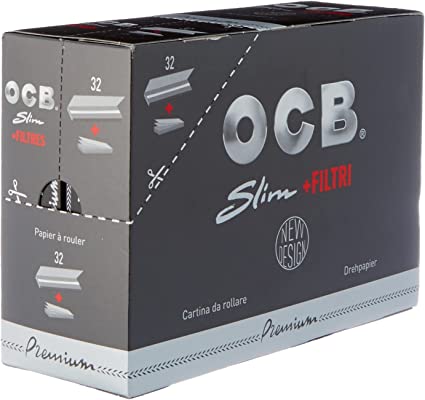 OCB BLACK KING SIZE SLIM + FILTERS (32)