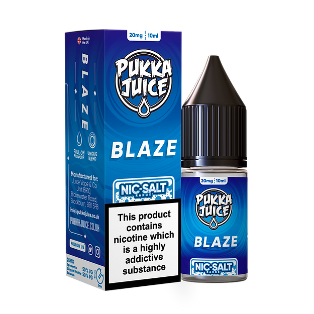 PUKKA JUICE 10ML NIC SALT BLAZE (10)