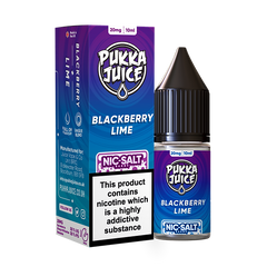 PUKKA JUICE 10ML NIC SALT BLACKBERRY LIME (10)