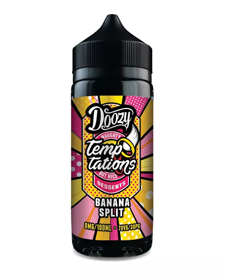 DOOZY TEMPTATIONS 100ML BANANA SPLIT