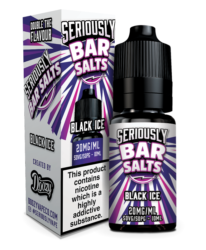 SERIOUSLY BAR SALTS 10ML BLACK ICE (10)