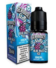 SERIOUSLY SALTY 10ML NIC SALTS BLUE RAZZ ICE (10)