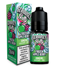 SERIOUSLY SALTY 10ML NIC SALTS FROZEN APPLE BERRY (10)