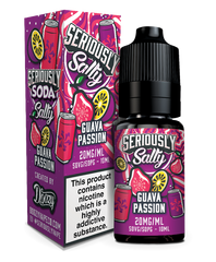 SERIOUSLY SODA 10ML NIC SALTS GUAVA PASSION (10)